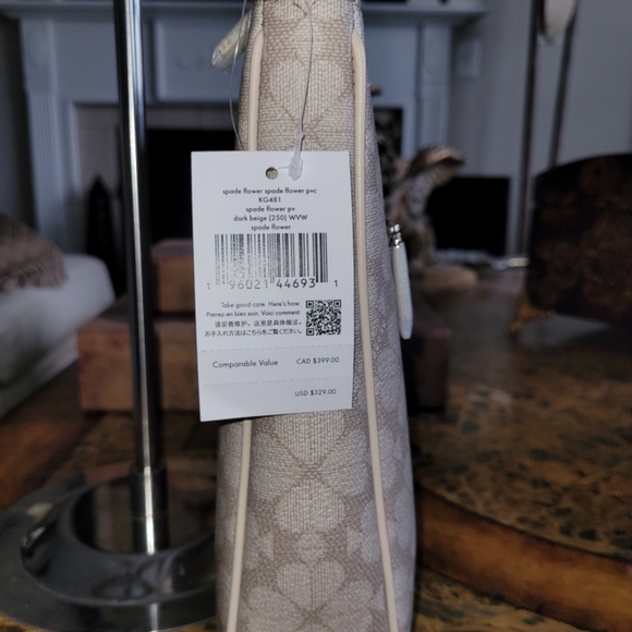 Kate Spade Beige Floral Crossbody Bag NWT - Picture 4 of 7